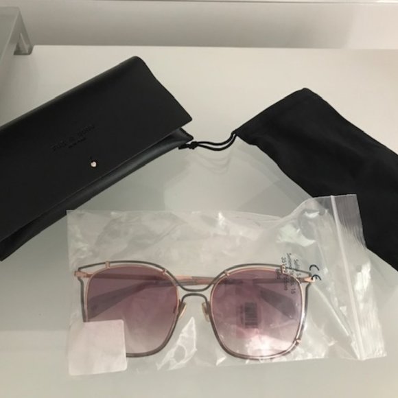 RAG & BONE RNB1023S Pink Square Sunglasses main image 8